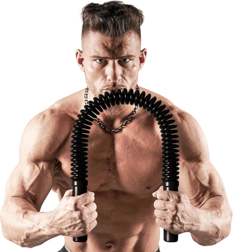 Zenooze 's Power Twister Flex Bar, The Ultimate Upper Body Exercise Equipment for Strengthening Your Chest Workout, Shoulders,Biceps, Arms, Forearm Strengthener, Resorte para Hacer Ejercicio - Image 1